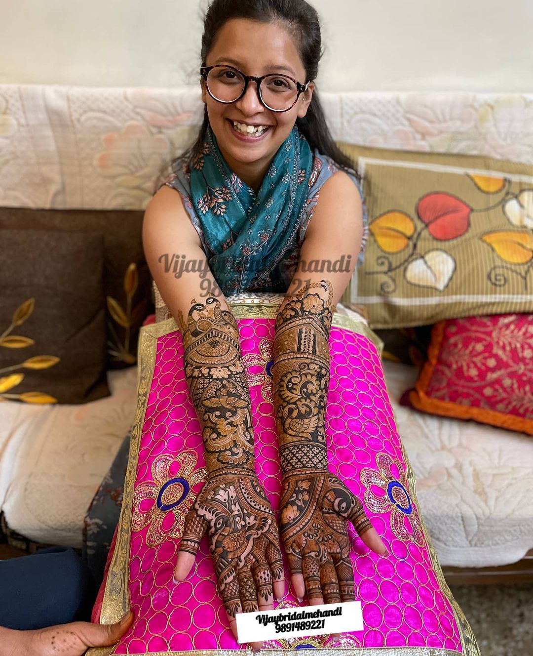 bridal henna design
